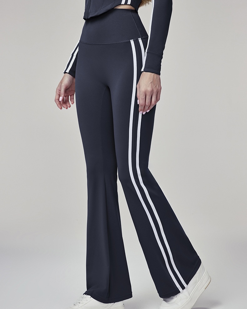 修身顯瘦高腰微喇瑜珈健身褲