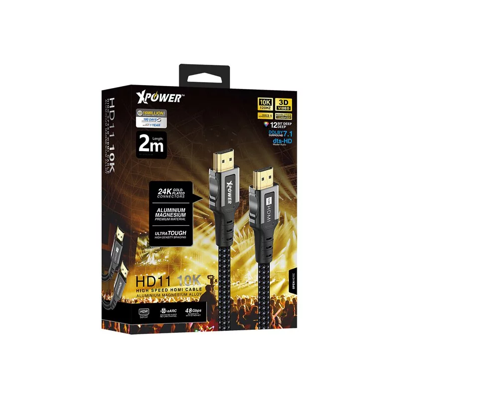 Xpower HD11 2m 10k HDMI線