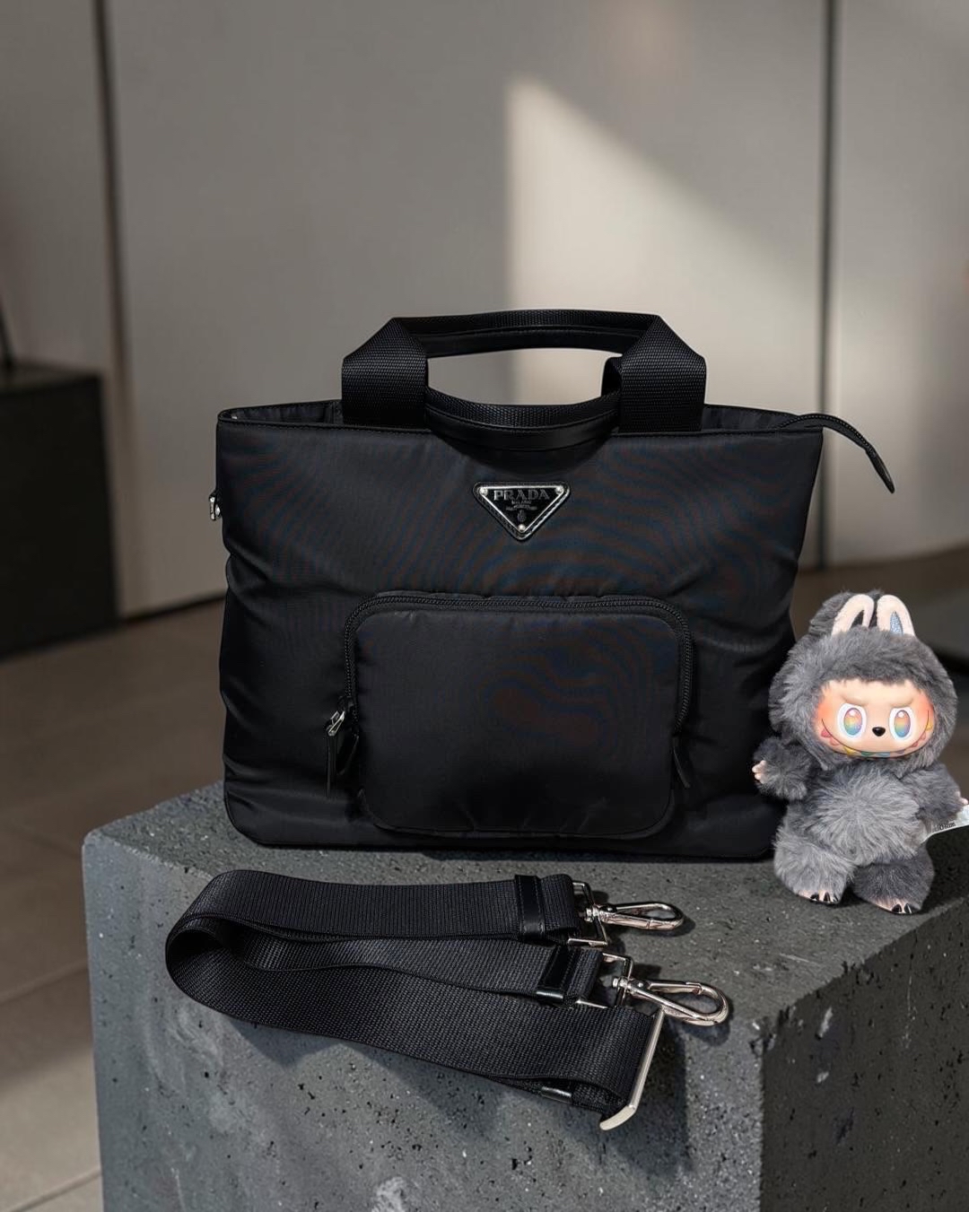 Prada nylon 2way re-nylon Bag100%Authentic, 98%new✅dust bag