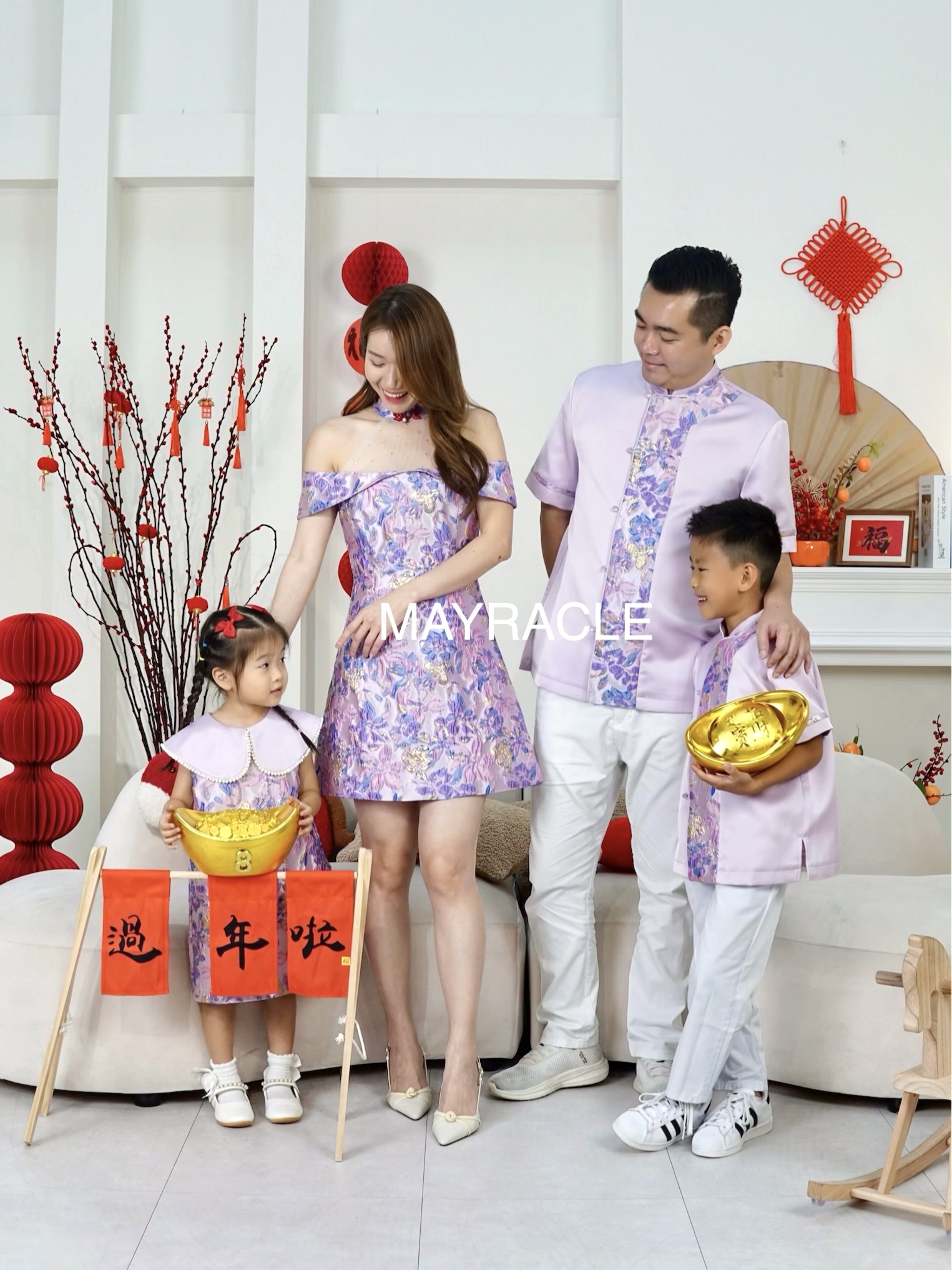 [PRE-ORDER] CNY 2027 Hua (华) Girl Cheongsam