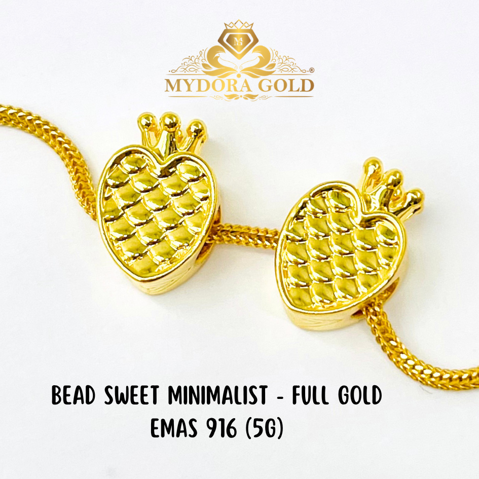 MYDORA Bead Sweet Minimalist - Full Gold Edition (5G) l EMAS 916/22K