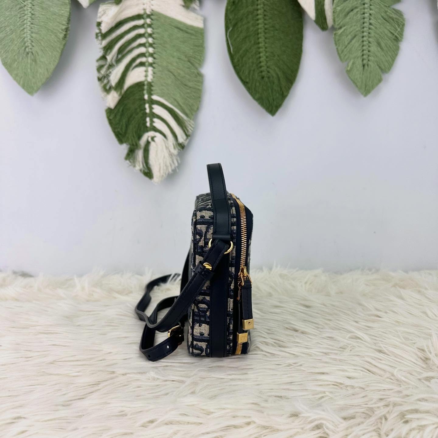 DIOR 🤍PRE OWNED Oblique 30 Montaigne Box Bag 手提單肩斜肩包💙