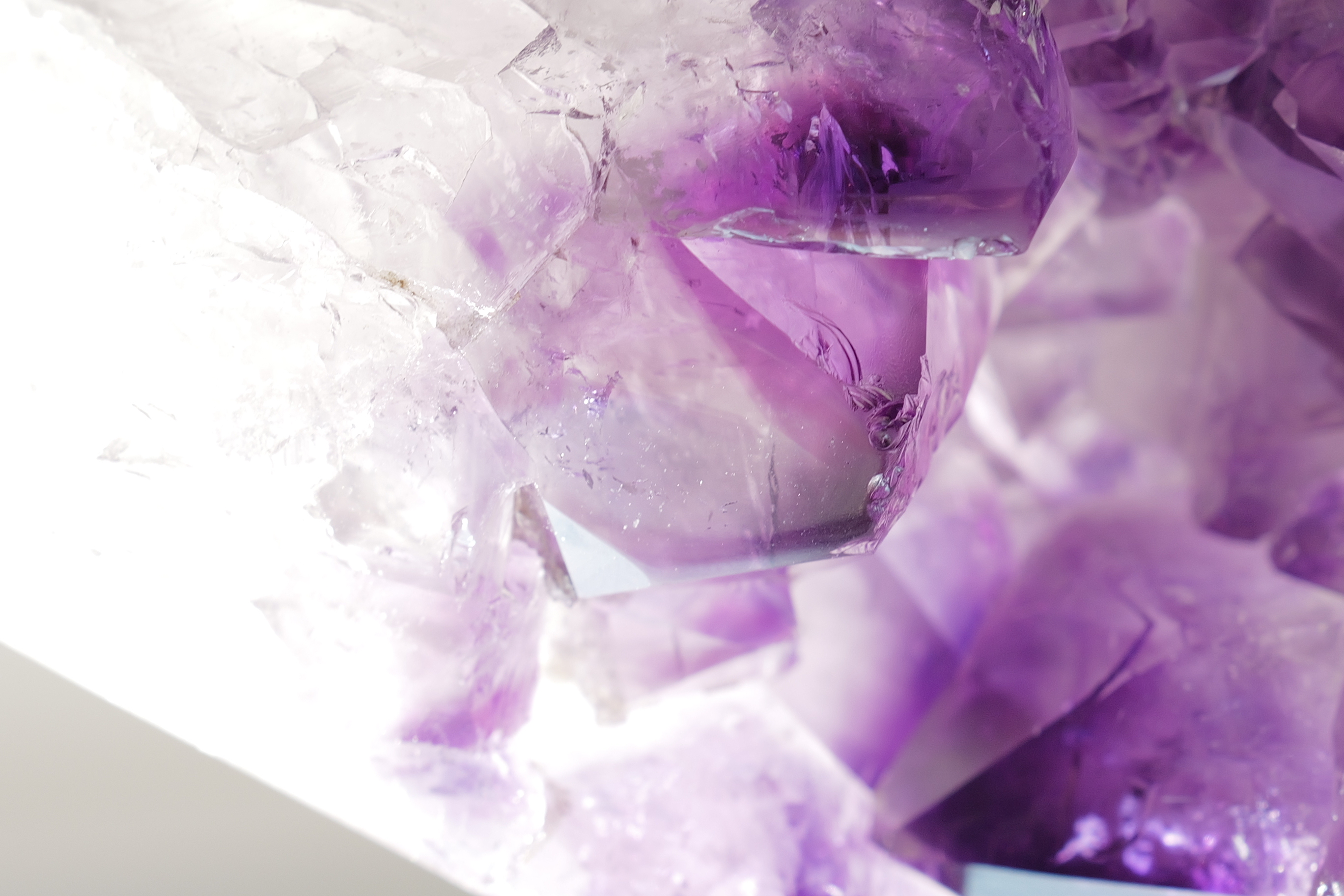 ༒ 1.6kg+ 15.6cm 紫水晶塔尖༒  AM.7033C9AGJS20-RA27*1AAM