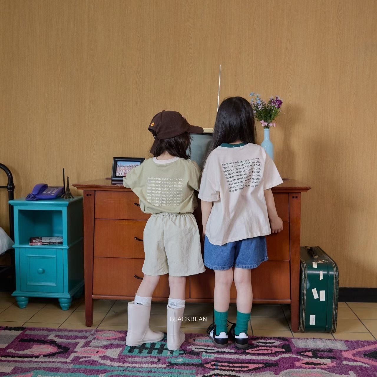 🇰🇷Blackbean&kids tee