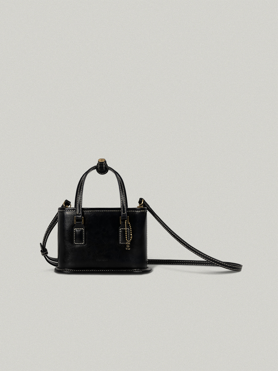 Petit Borough Bag - Stitch (Black/ Camel/ Red/ Lemon)