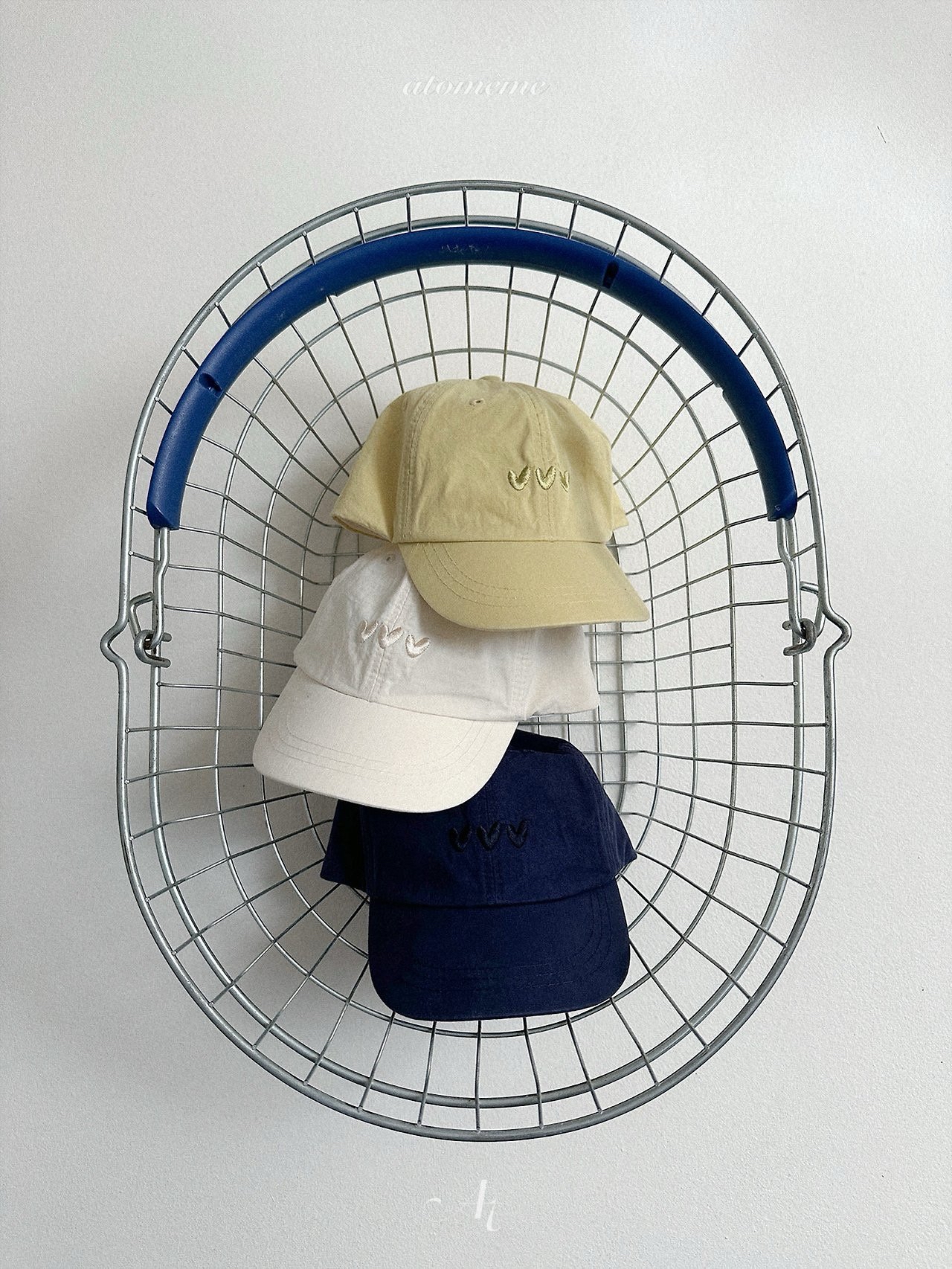 Atomeme | Heart cap(Yellow free size)