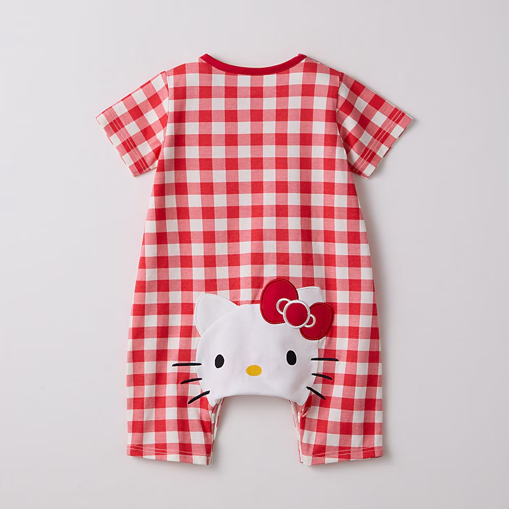🆕【⭐訂購⭐】日本直送🇯🇵#Sanrio 短袖格紋連身衣［3款選］[PLGA-0152] [260827]