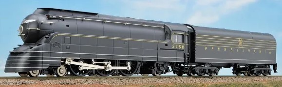 BROADWAY LIMITED PRR K4s Streamlined Steam DCC Sound and Smoke