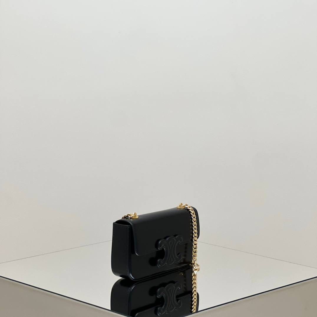 🔥大货实拍图 𝗖𝗘𝗟𝗜𝗡𝗘 ♥ 𝗧𝗥𝗜𝗢𝗠𝗣𝗛𝗘浮雕腋下包 型号：199243 尺寸：20.5*11.5*4cm