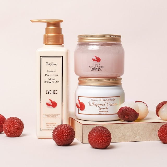 🎀  【預訂】FERNANDA Lychee Sugar Scrub Grande 300g