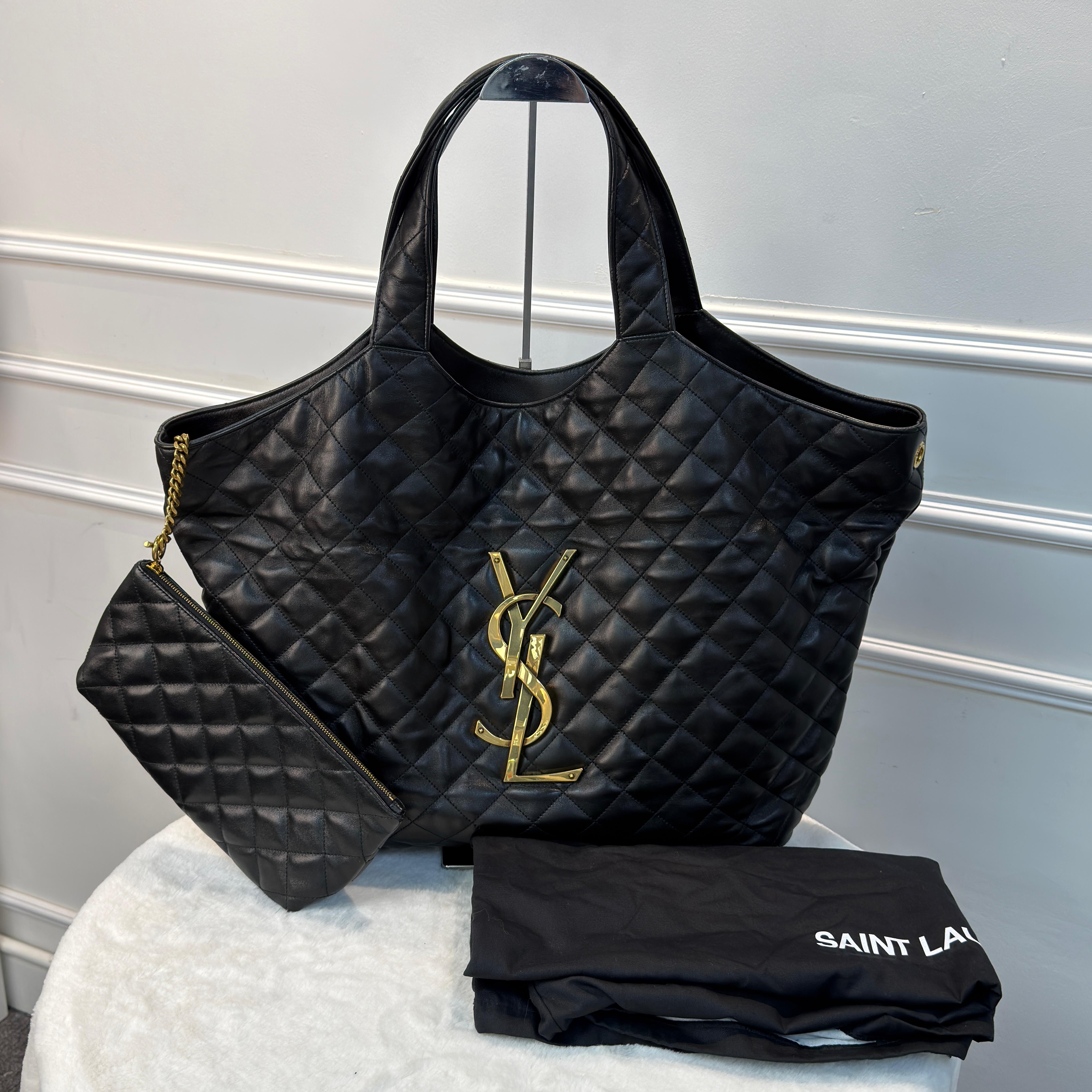 YSL care Maxi  羊皮子母包 大size model必備❤️‍🔥