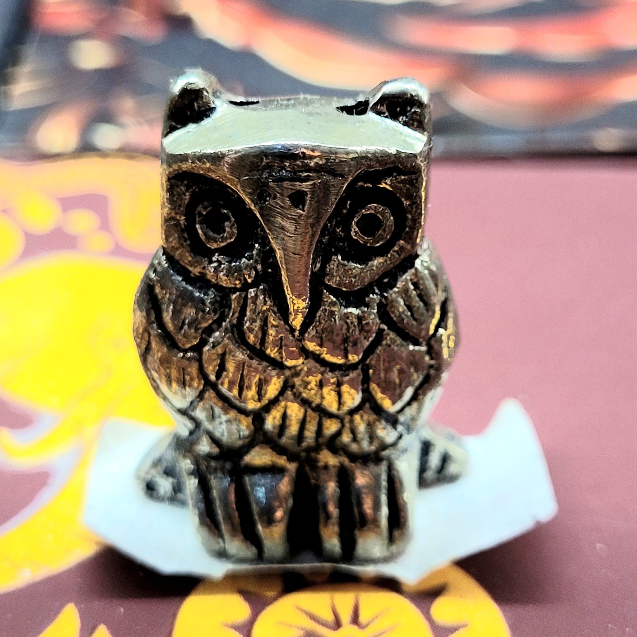 印度黃銅動物香座 