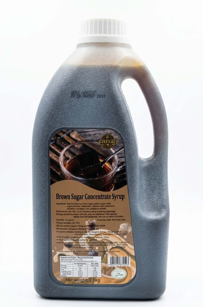Fregio Brown Sugar Concentrate Syrup 2.5kg & 5kg