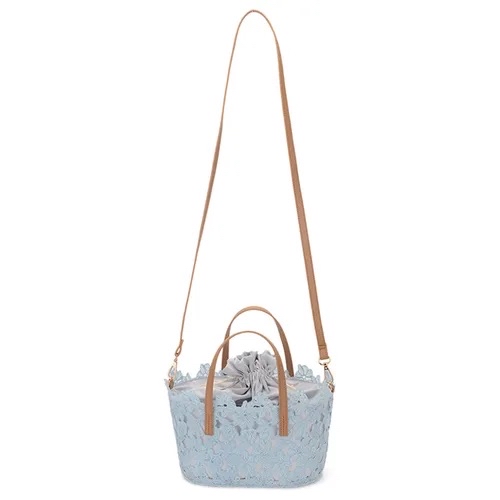 日本🇯🇵品牌花紋蕾絲籃子型包直送現貨🤩🤩