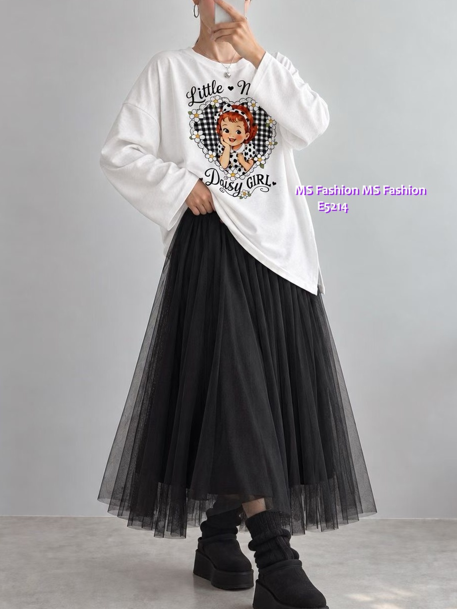 E5214 可愛女仔tee