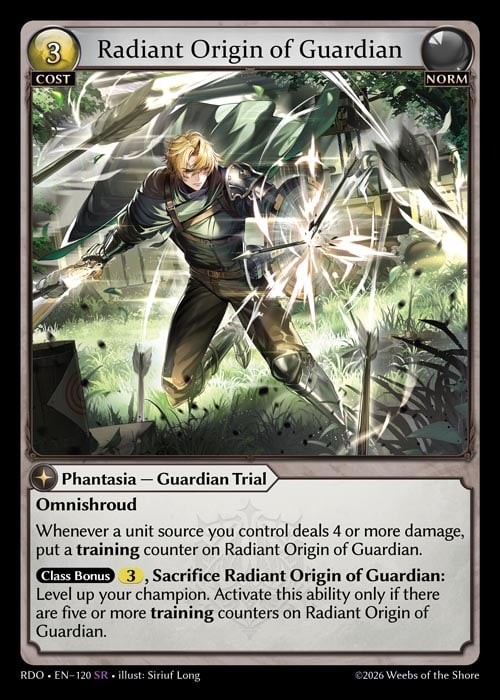 Radiant Origin of Guardian / RDO-120 (SR)