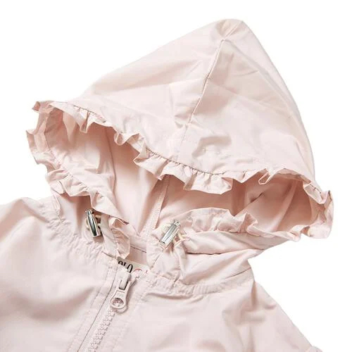 🇯🇵預訂 日本直送🇯🇵Polo Baby標誌刺繡粉紅色荷葉邊連帽外套