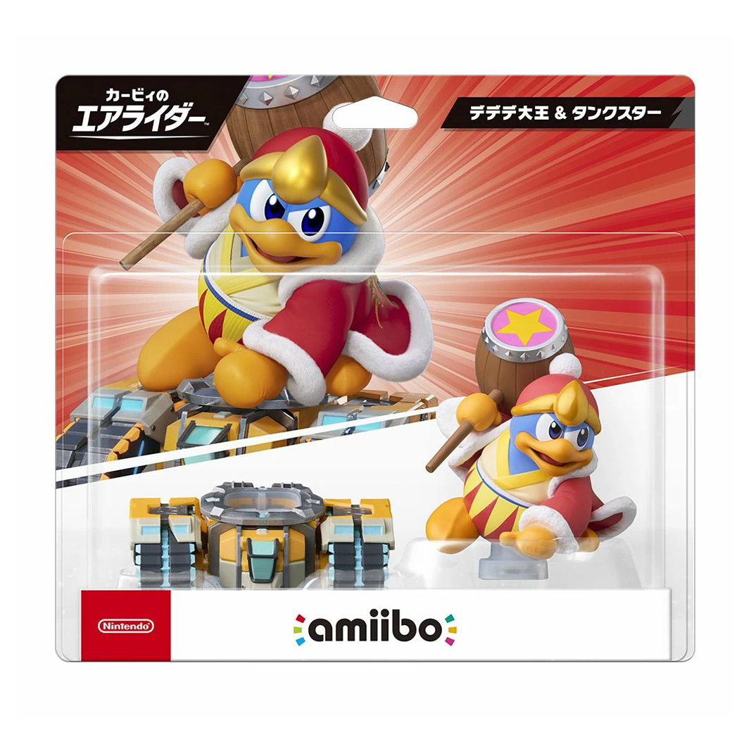 (預訂訂金 $100) (總價 $348) Nintendo Switch amiibo 帝帝帝大王 & 坦克之星 (卡比的馭天飛行者系列) (行版) NS2 Kirby Air Riders