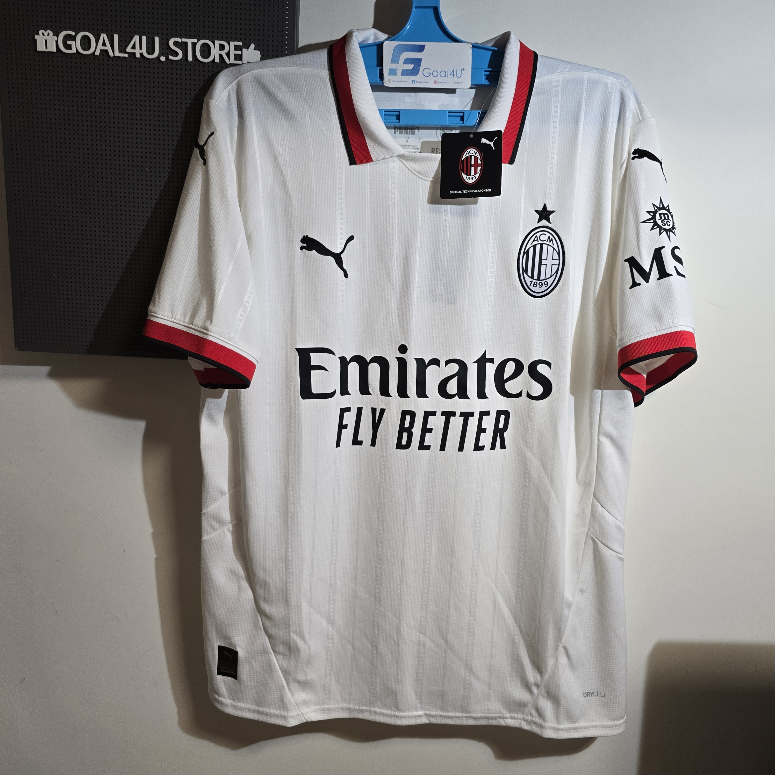  "官方定價£80.00" Puma AC Milan AC米蘭 2024-25 作客球迷版球衣 (附字章選項)