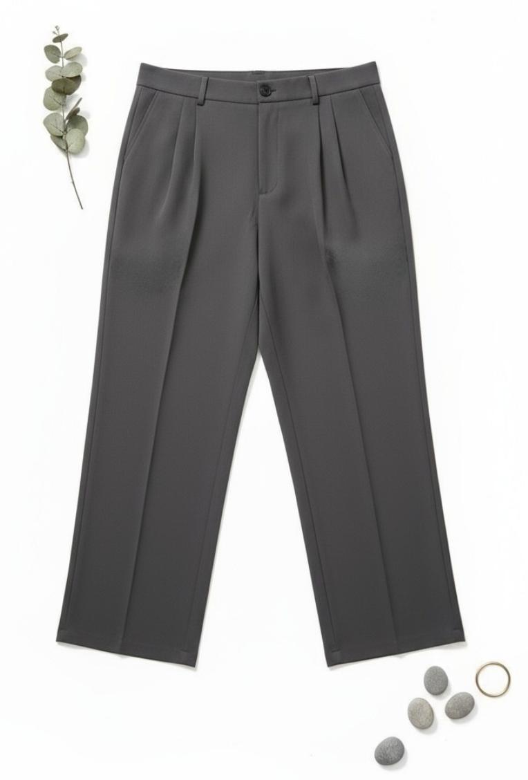 Double Pleat Comfort Pants