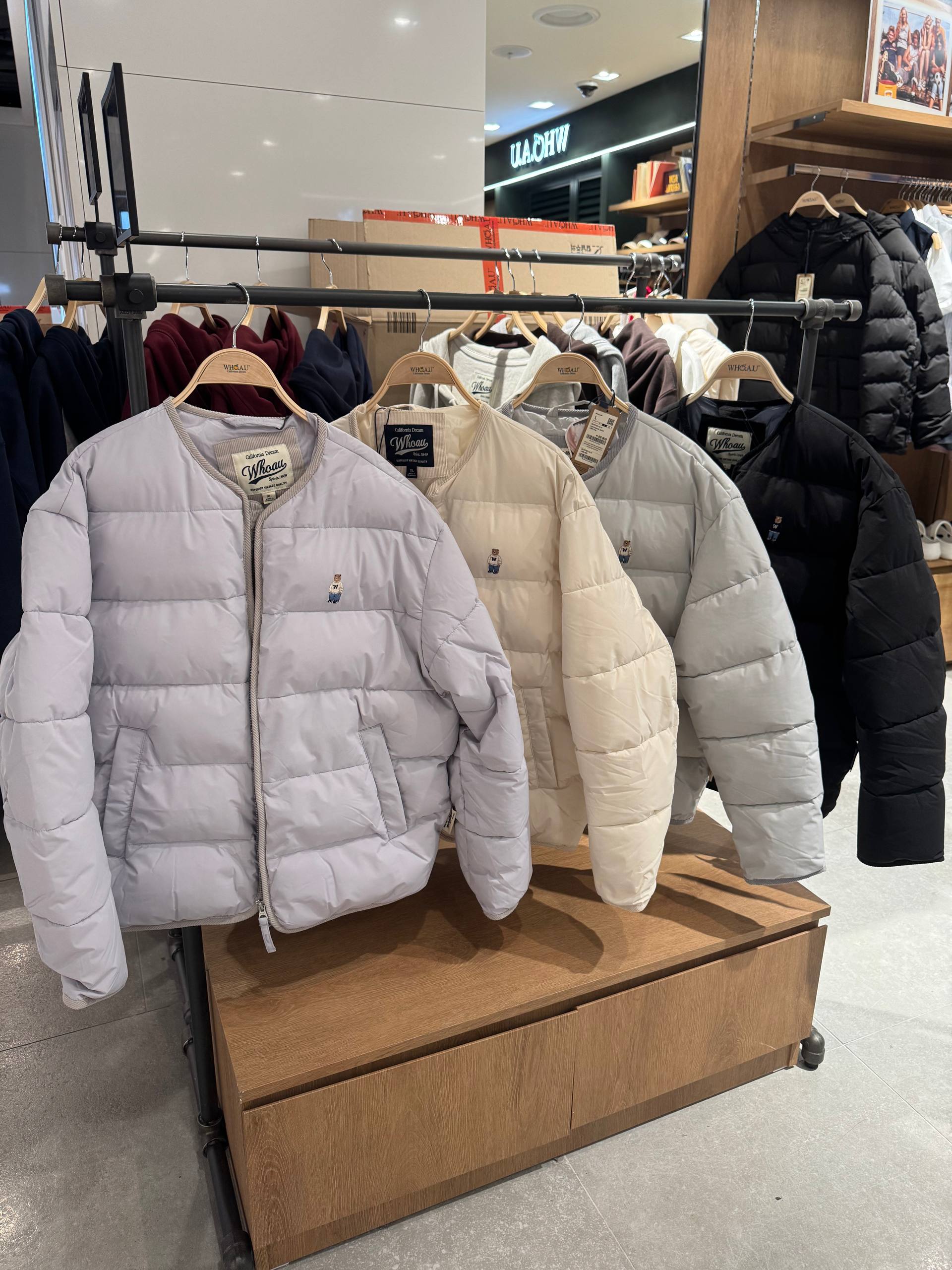 🇰🇷Whoau 小熊羽绒服