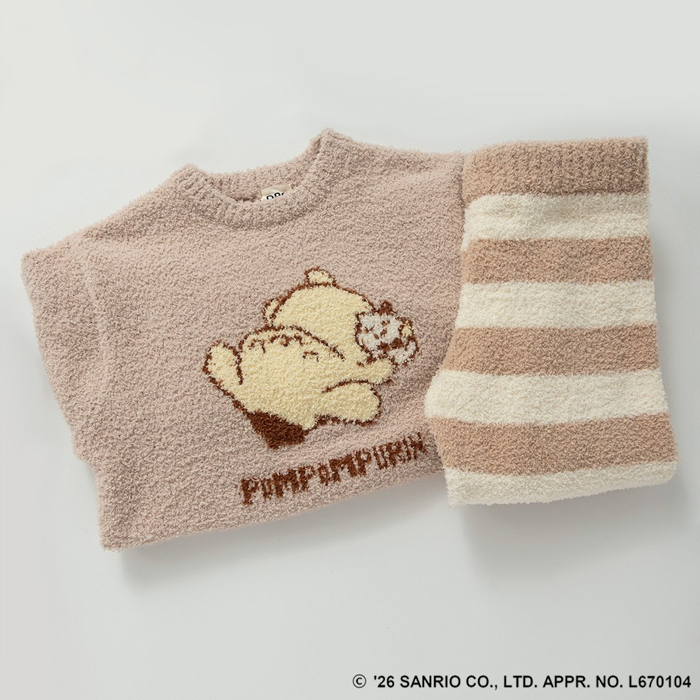 🆕【⭐訂購⭐】 🇯🇵日本直送🌀#Sanrio #Pompompurin / #Cinnamoroll 棉花糖針織長袖家居服🌀[ELJA-0076][261108]