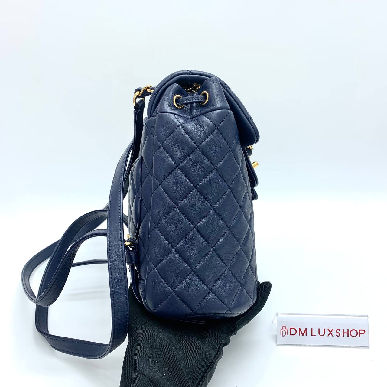 Chanel Navy Blue Urban Spirit Backpack GHW (Serial 26, Y: 2019)