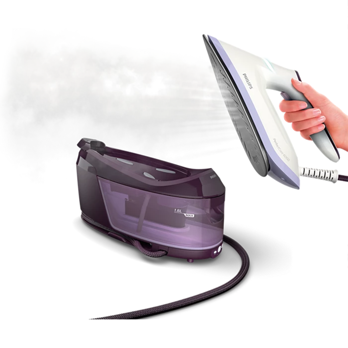 Philips PerfectCare 6000 Series 2400W Steam Generator Iron with Board (PSG6024/30)