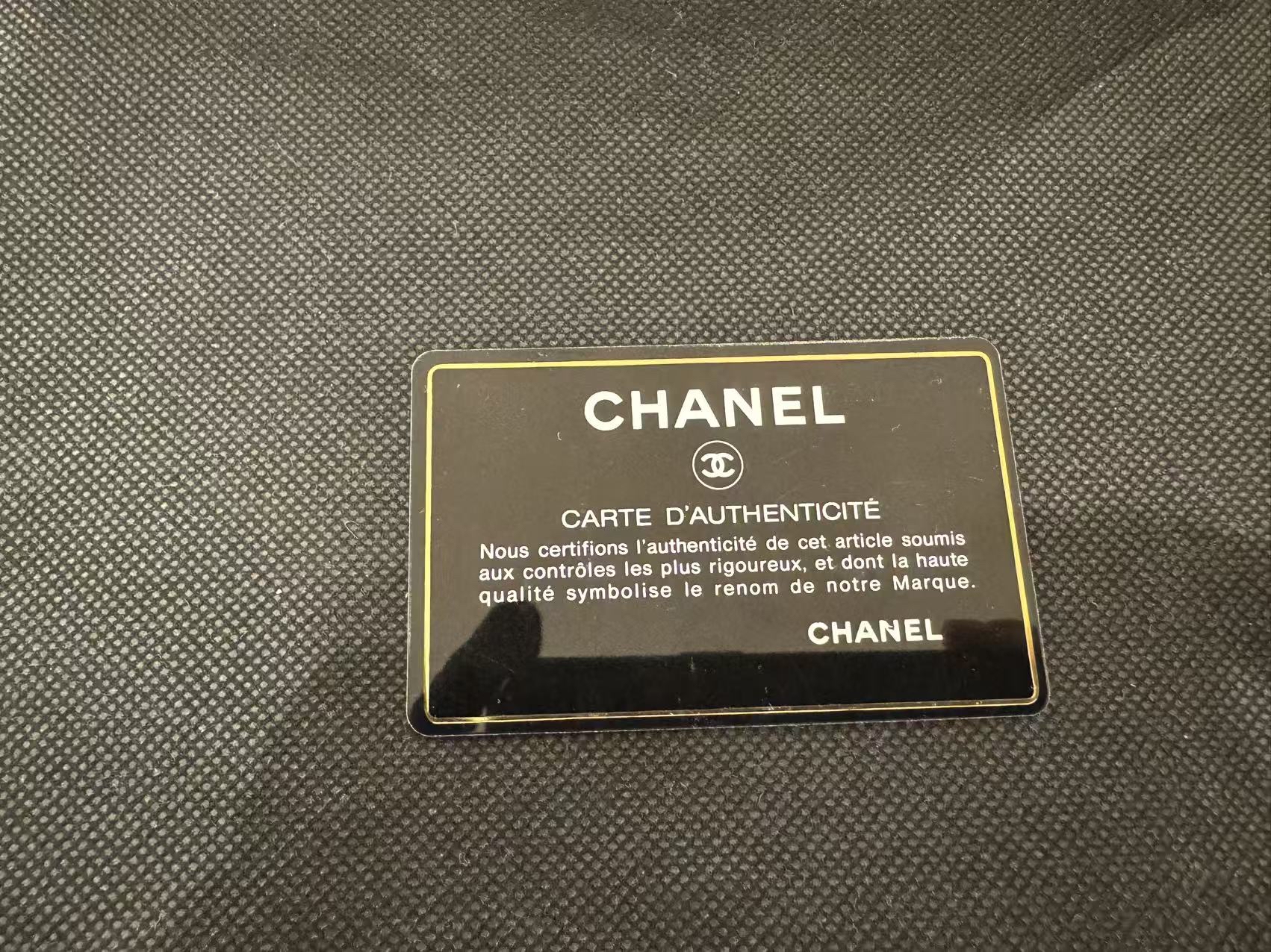 Chanel Black Caviar Leather Tote Bag