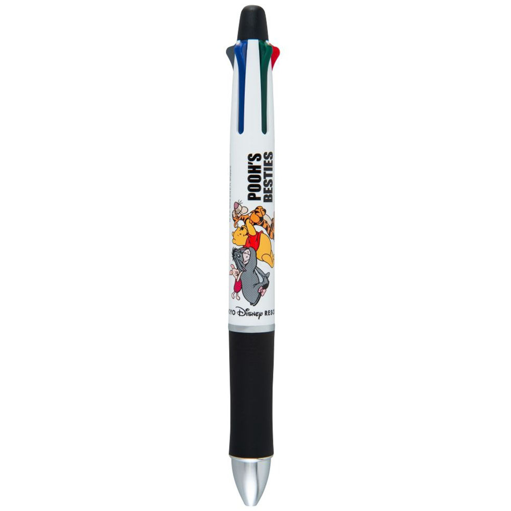 現貨｜【日本 Disney Store 限定】Winnie the Pooh 小熊維尼 Dr.Grip 4+1 日本製 多功能 5用筆 0.7mm 4色原子筆 + 0.5mm 鉛芯筆 069374