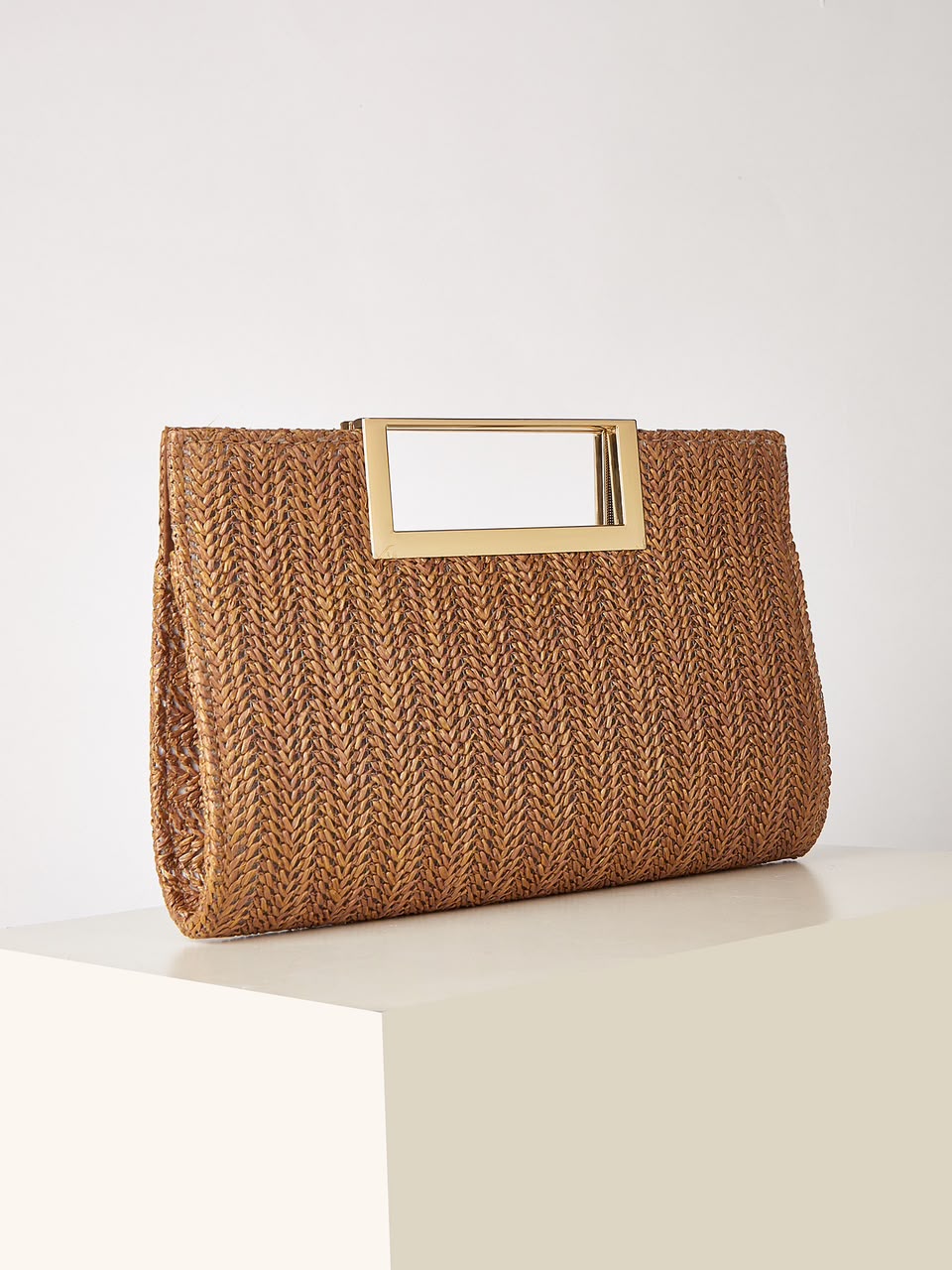 6366 Sienna Woven Clutch Bag
