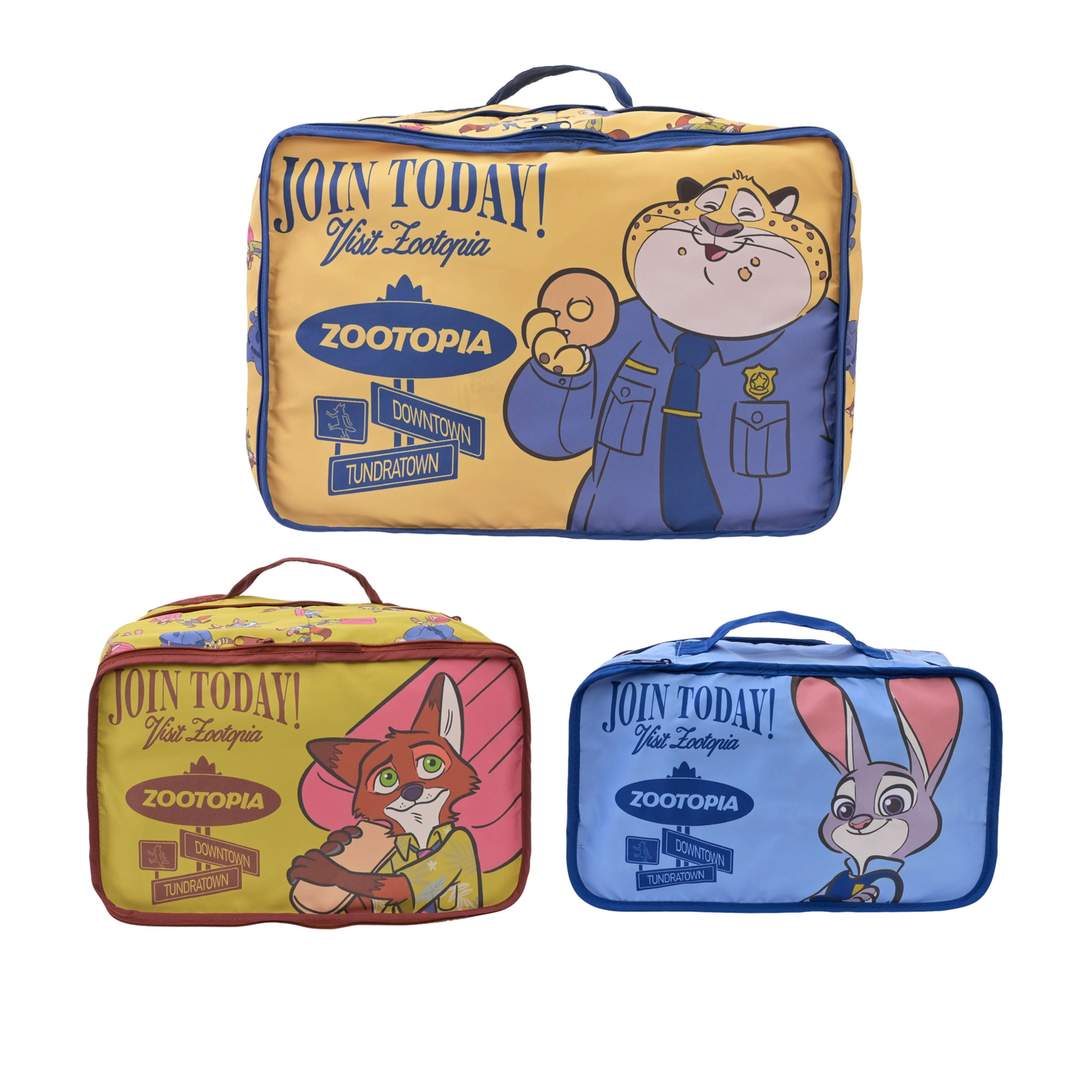 🌸 【預訂】Storage Pouch Set (3 Sizes) - ZOOTOPIA TRAVEL