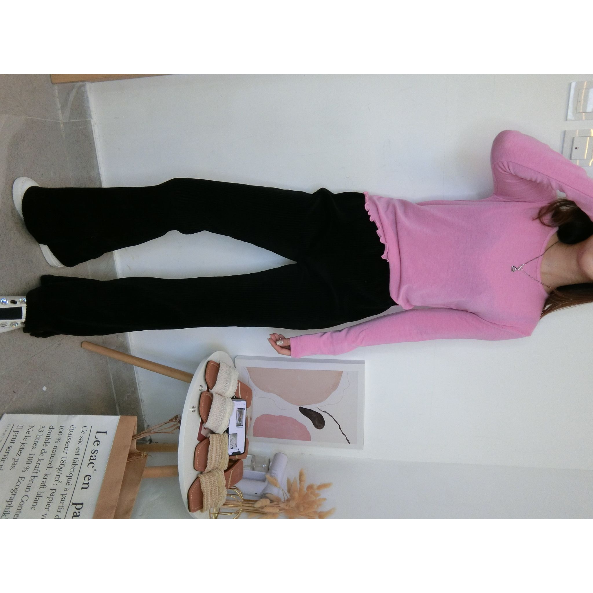 薄身波浪邊打底