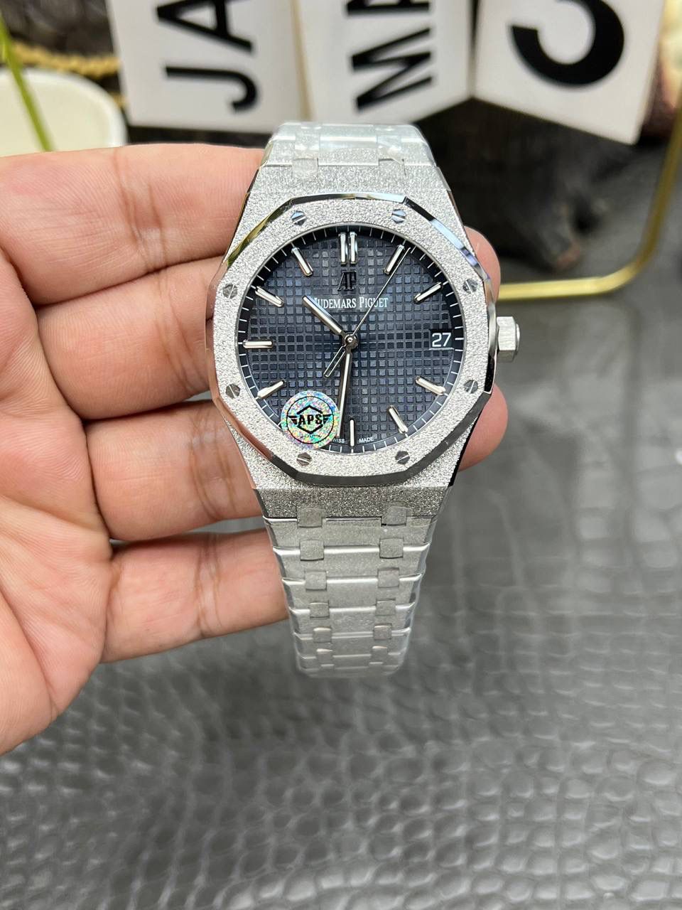 爱彼皇家橡树系列冰霜金自动机械男士腕表