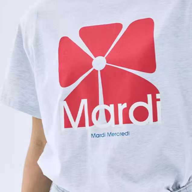 預訂 2026年夏季新品✨Mardi Square Flower短袖Tee [貨號26A324]