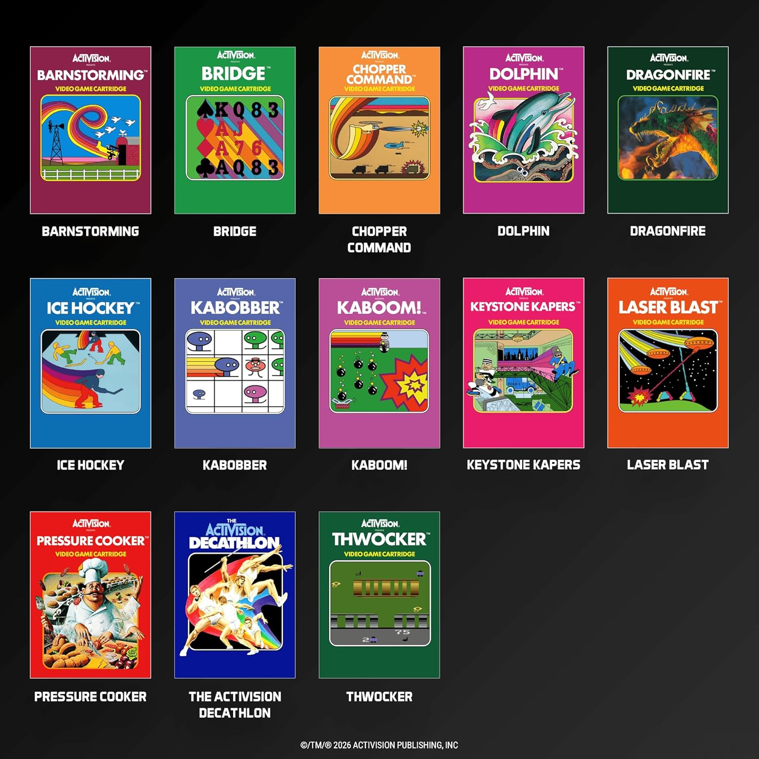 【預售 26年6月29 】Evercade Activision Collection 3 (R52) RETRO-0075