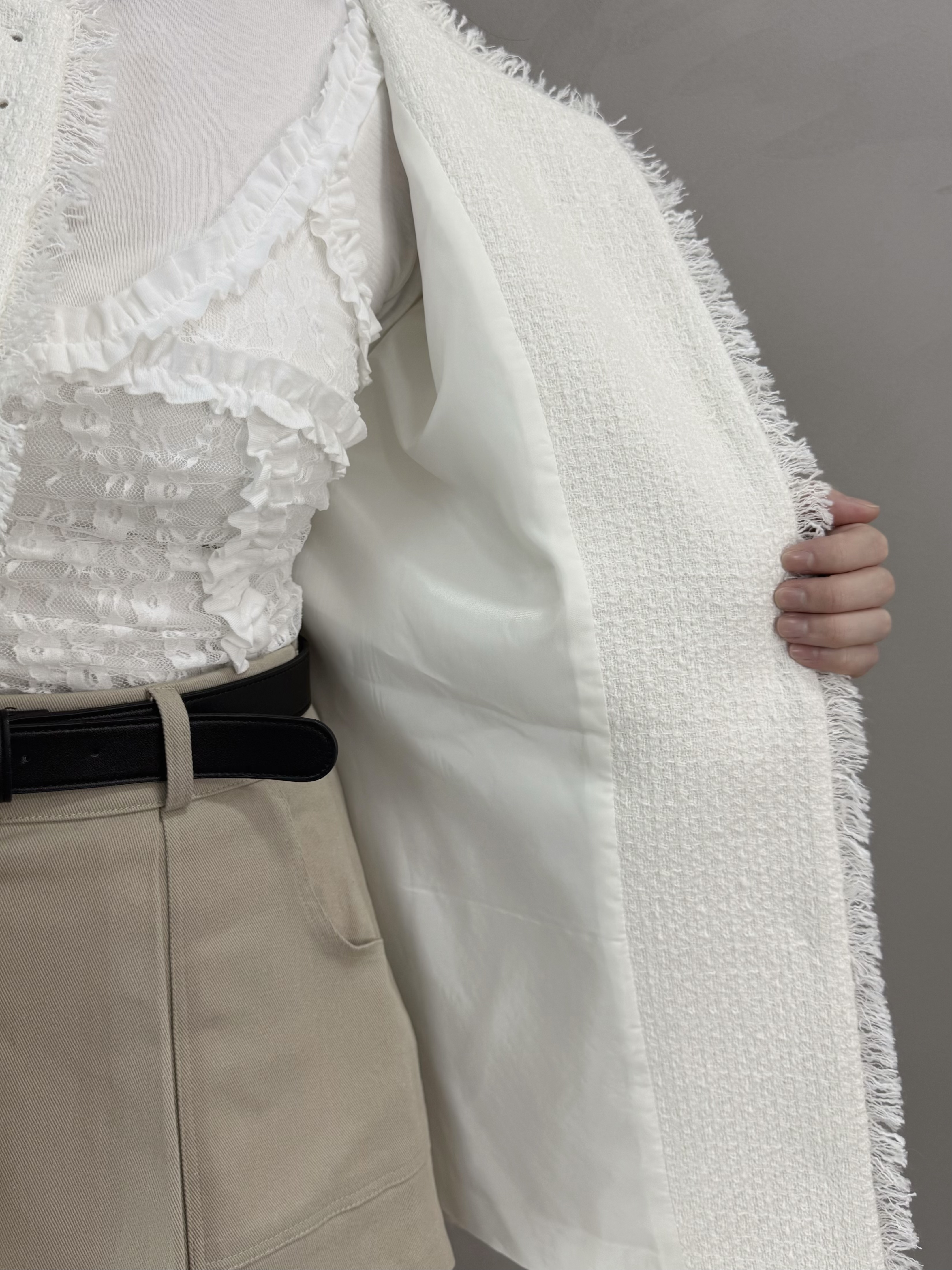 G60 薄Tweed料外套