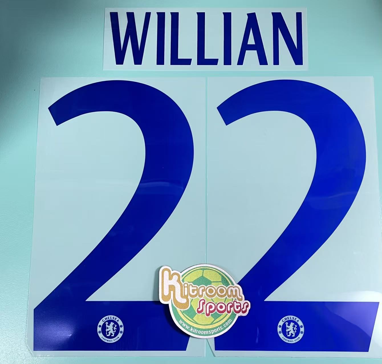 2013-15 Chelsea Away UCL Nameset #22 WILLAIN