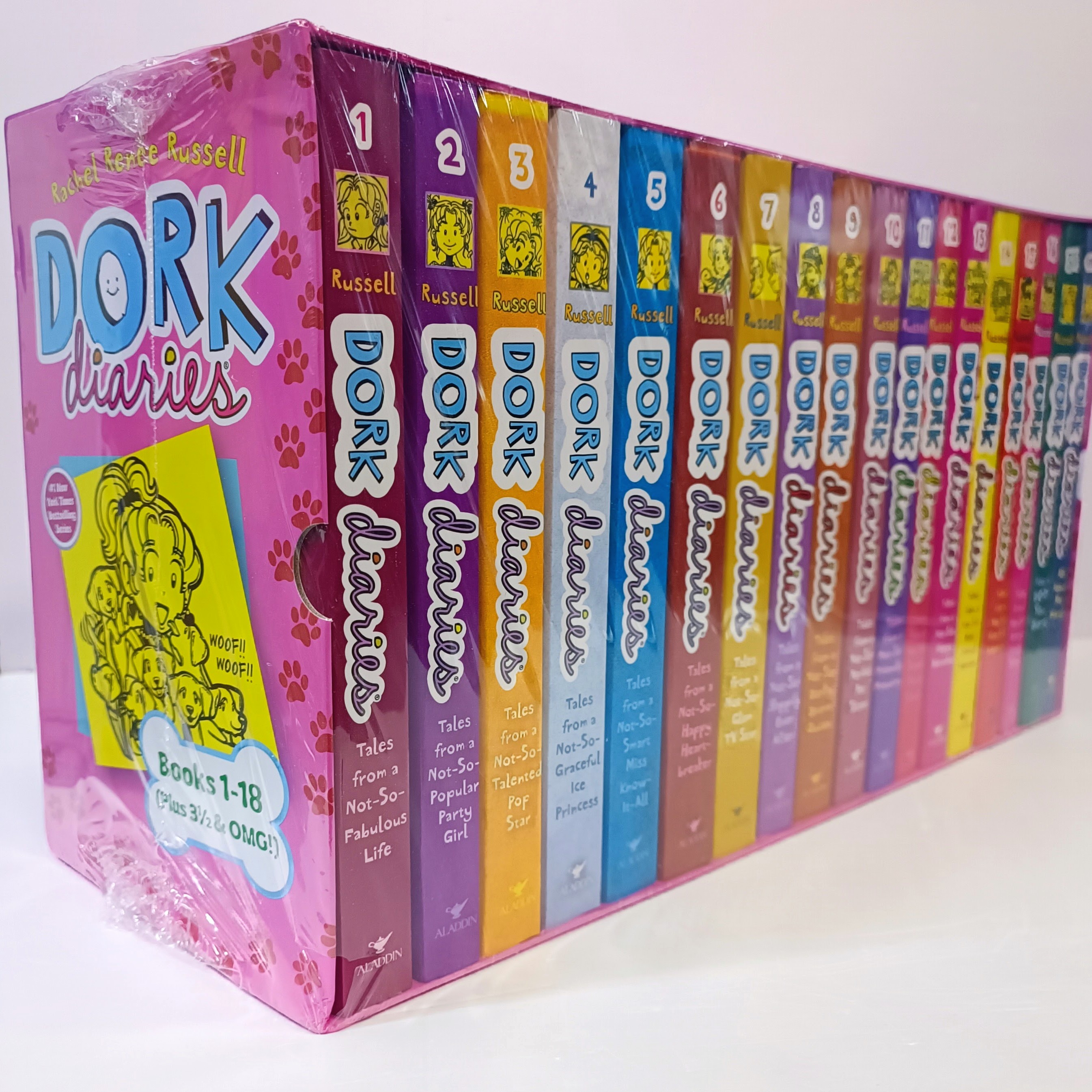 Dork diaries series  18 books  怪誕少女日記 女版小屁孩日記  B137