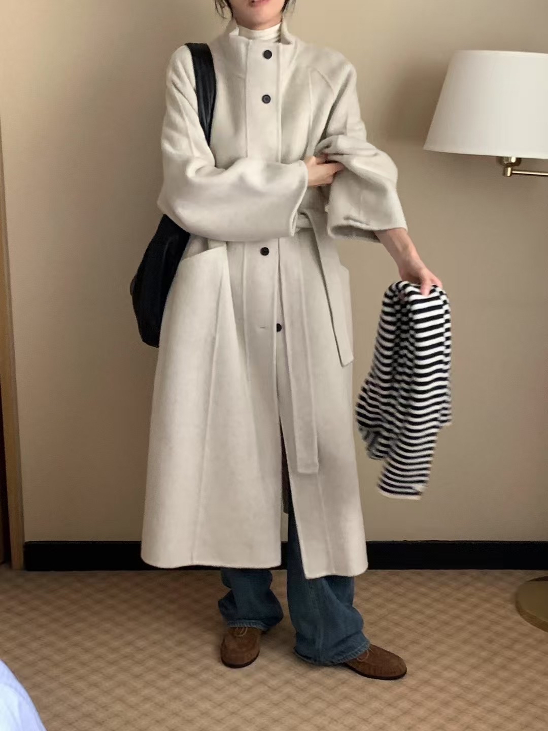 [100%wool🐑][高質大衣!]Cozy Handmade Wool Coat