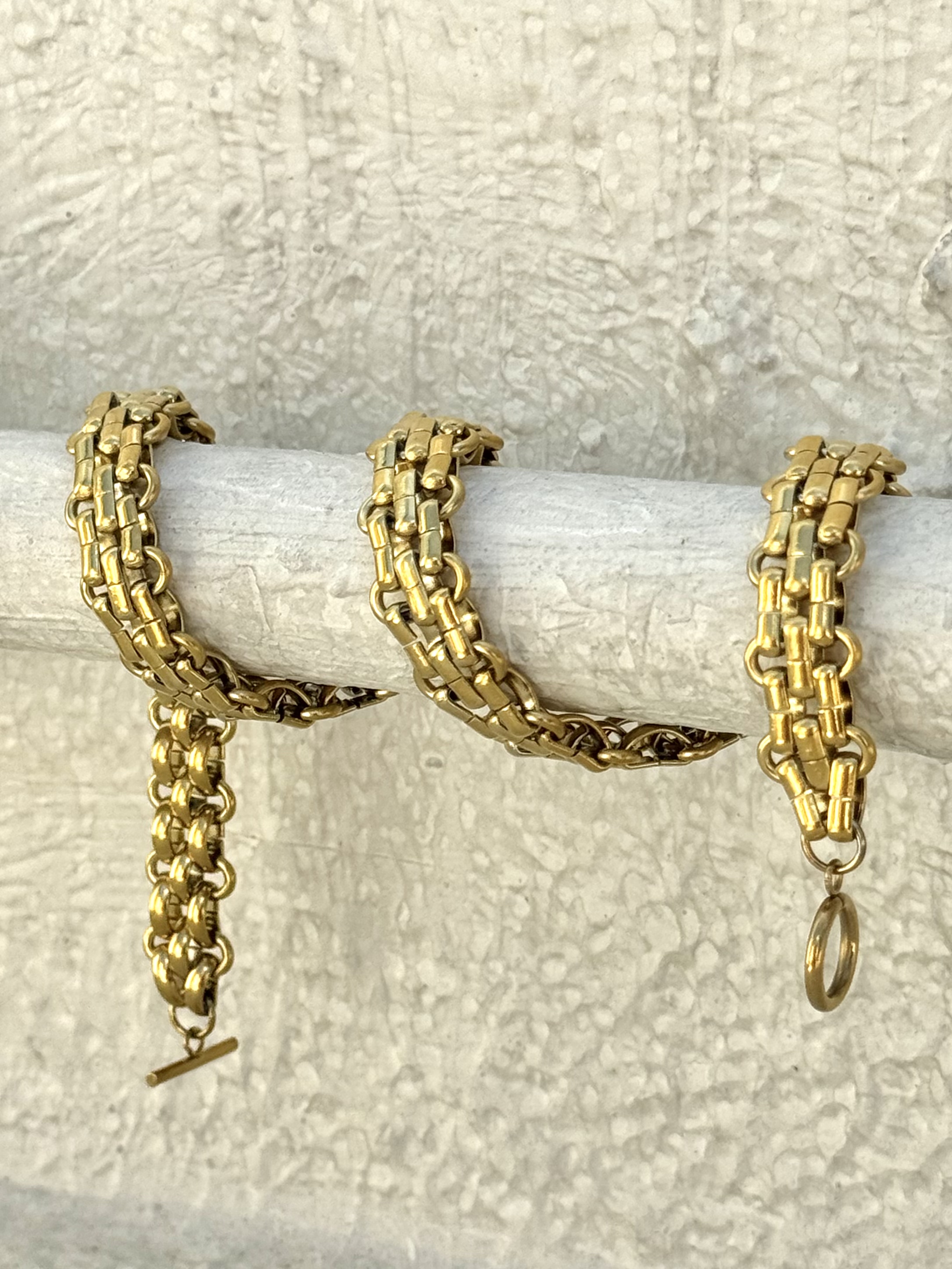 Gold thick chain stainless necklace