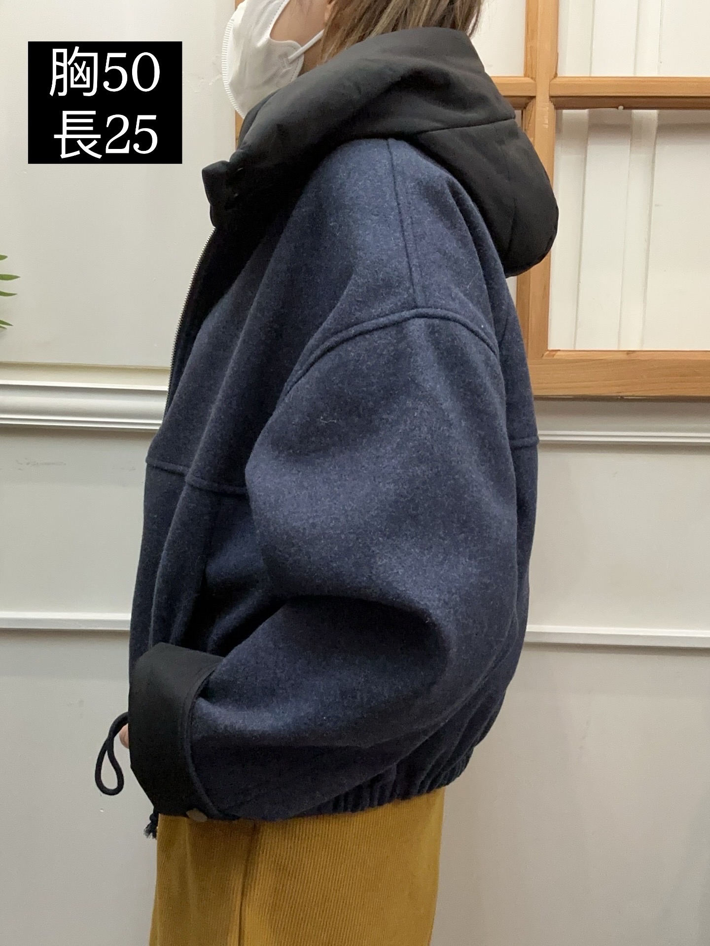 🇰🇷拉鍊有帽薄絨褸(有內裡)