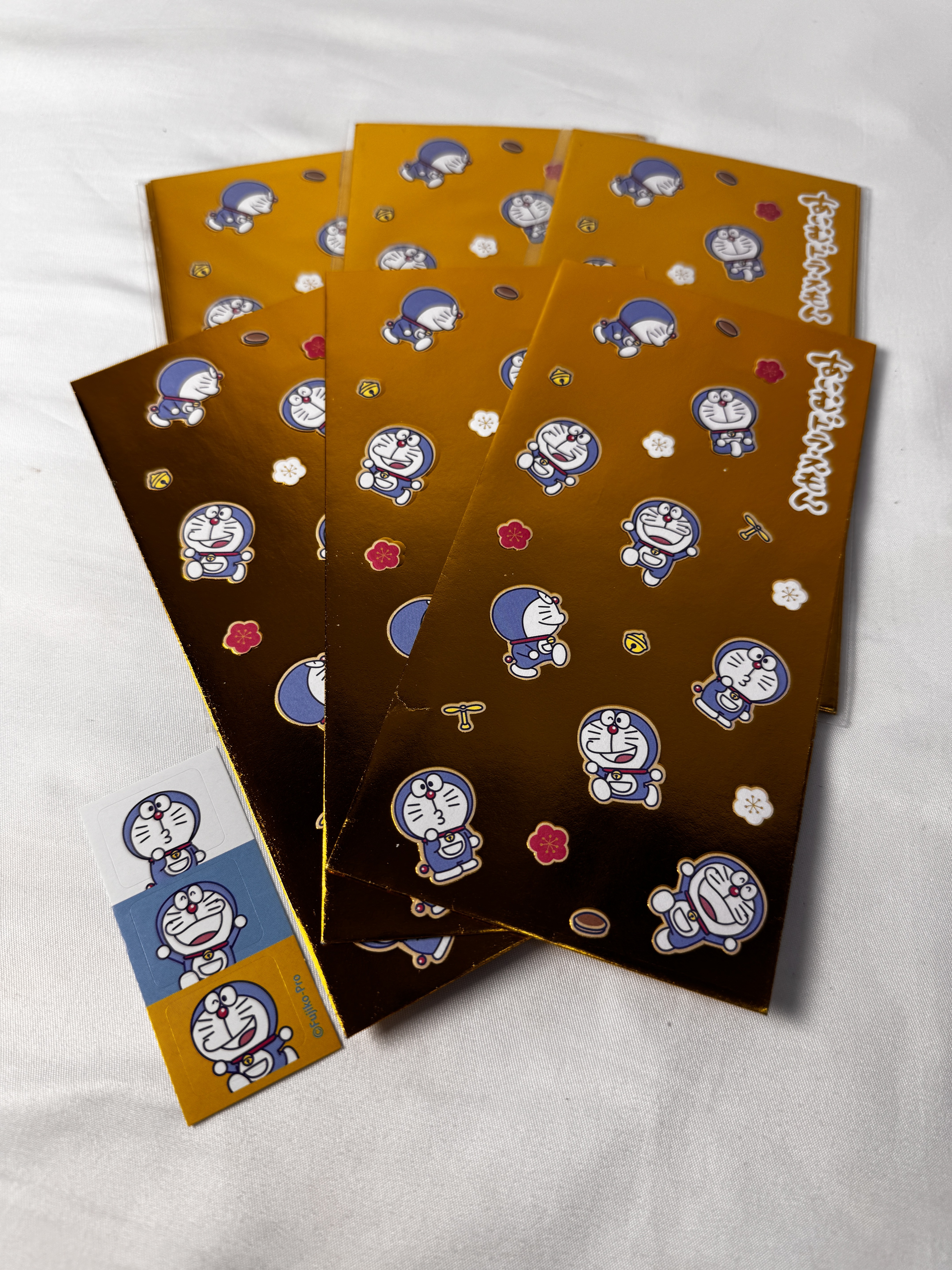 [現貨] [日本直送] 一馬噹先｜ 多啦A夢 | 利是封 1套3枚入 {TF2601017}