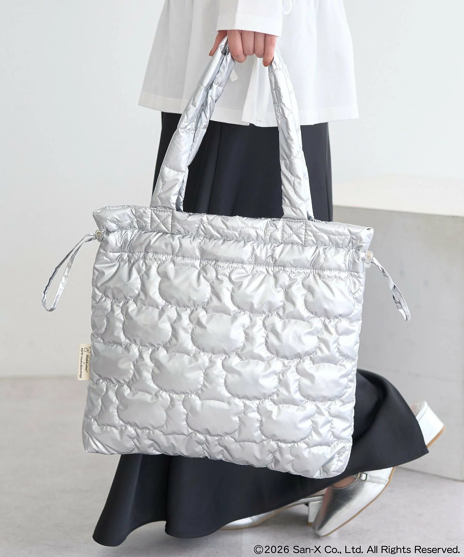 日本預訂📍日本鬆弛熊 × earth music&ecology系列 - 索繩款Tote Bag 不包郵