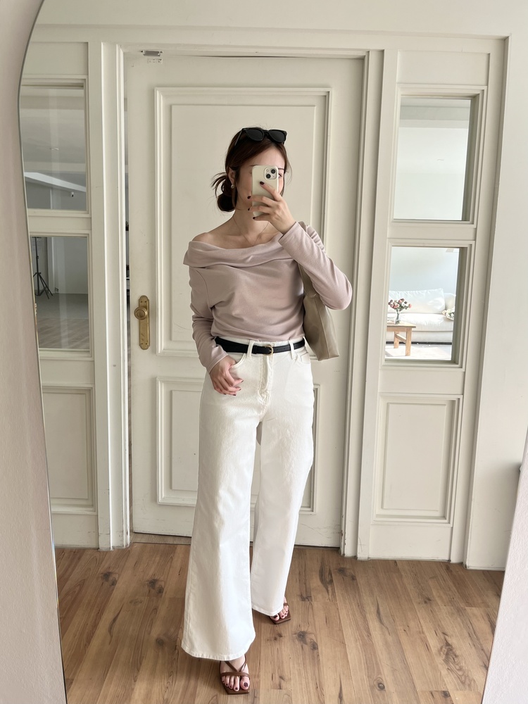 White Flared Jeans