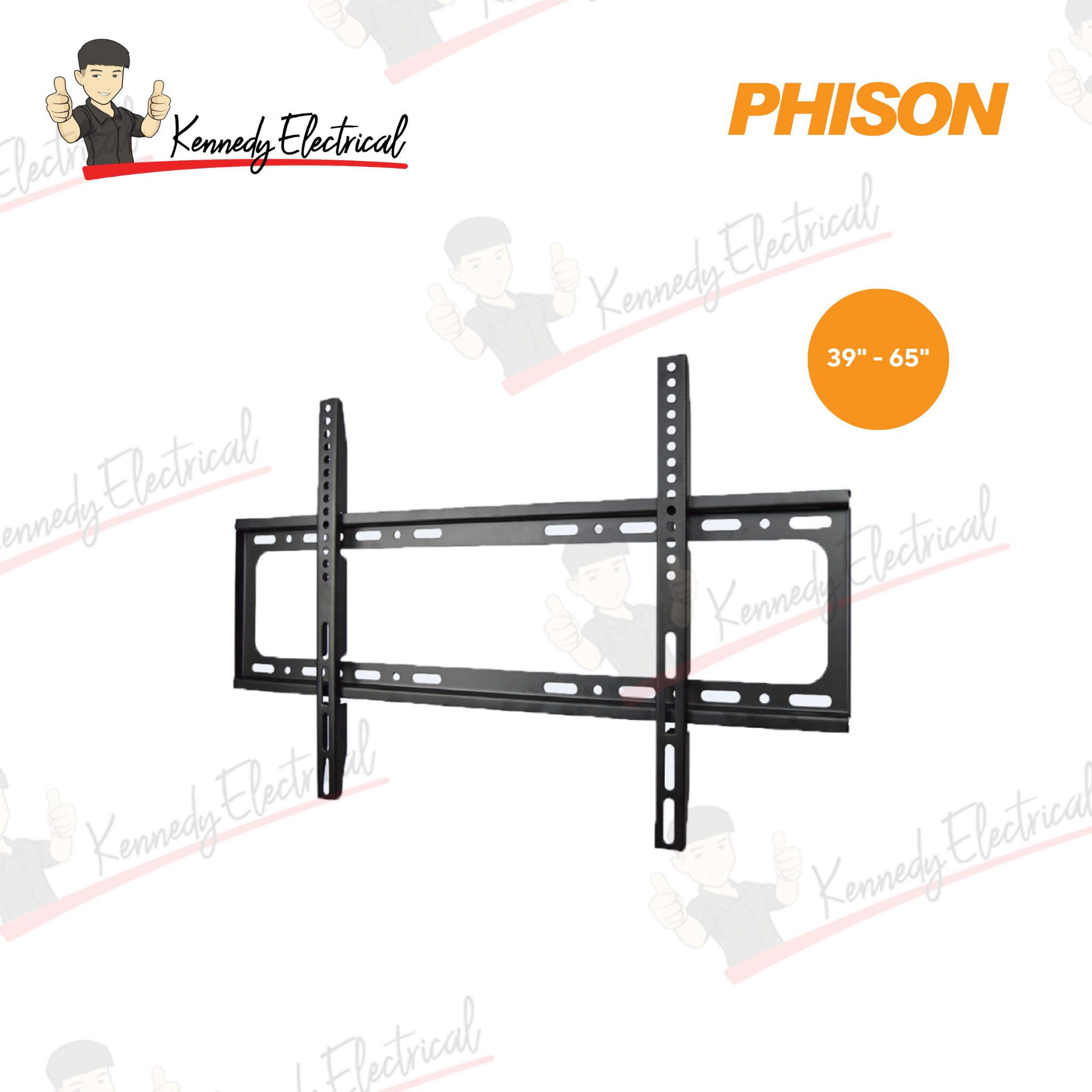 Phison 39"–65" Fixed TV Bracket PM-62F