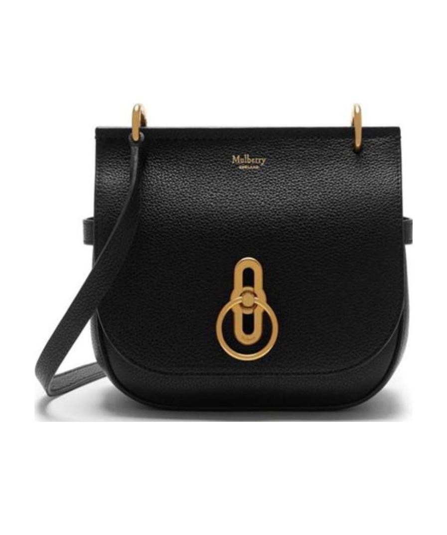 Mulberry 女士 黑色皮質單肩包均碼碼長度：20cm  寬度：8cm  高度：18cm