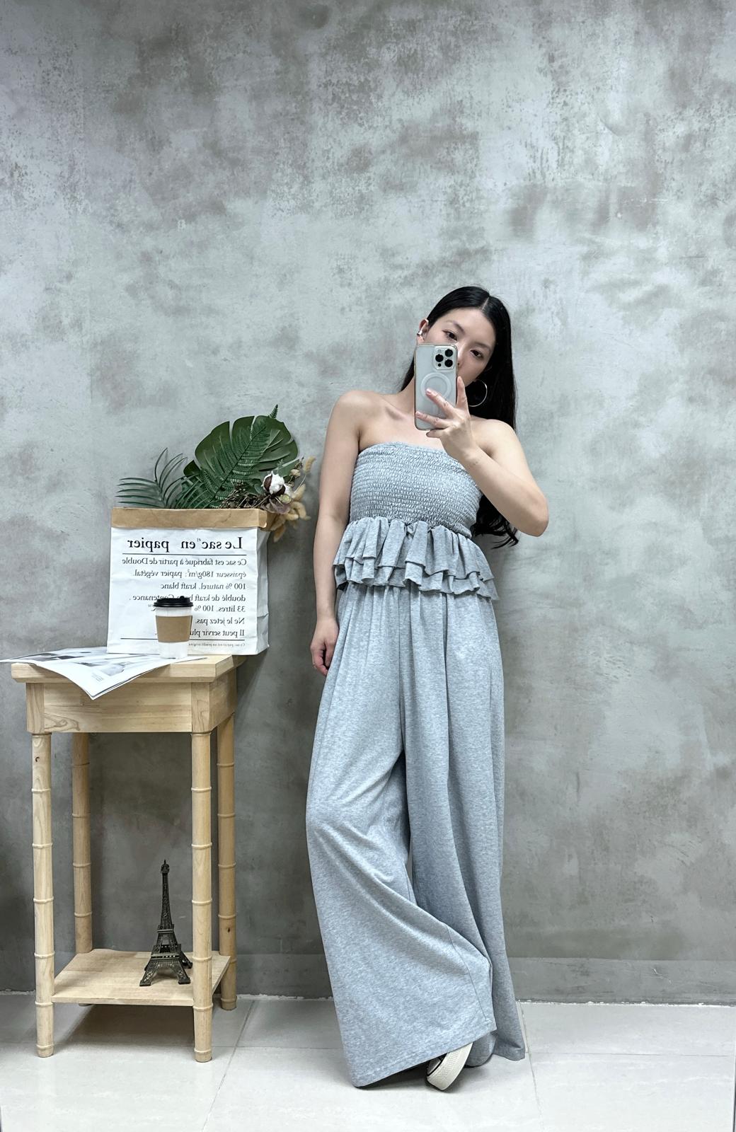 L30 ruffle top+ 休閑褲