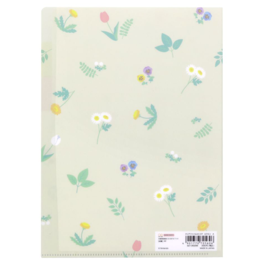 現貨｜皮克敏 Pikmin 日本製 A5 3層 文件夾 Folder (S2135299)
