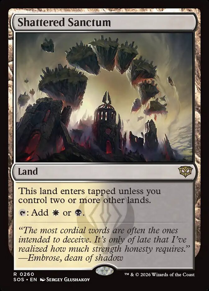 [EN] [Foil] Shattered Sanctum [SOS-260] R